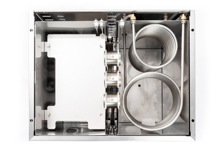 Аквадистиллятор Liston A 1125 со встроенным сборником (25 л/час, сборник 50 л) (корпус из нержавеющей стали)